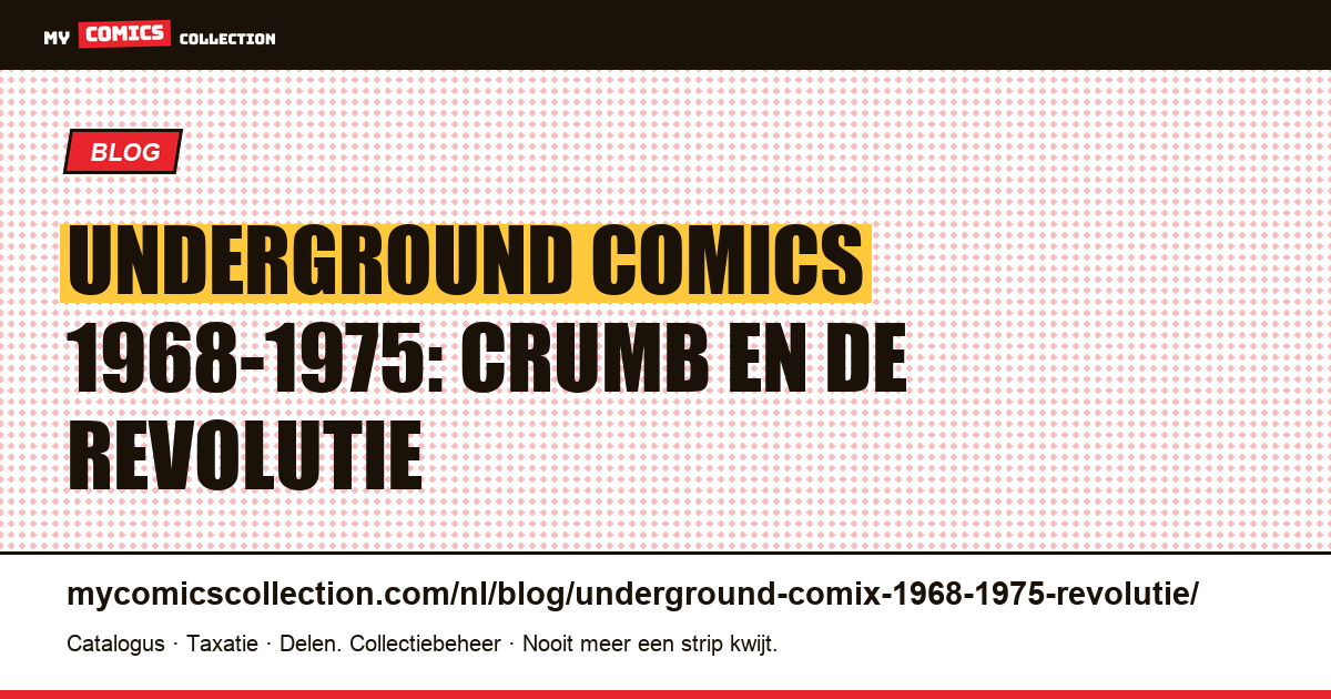 Underground comics 1968-1975: Crumb en de revolutie, artikelillustratie