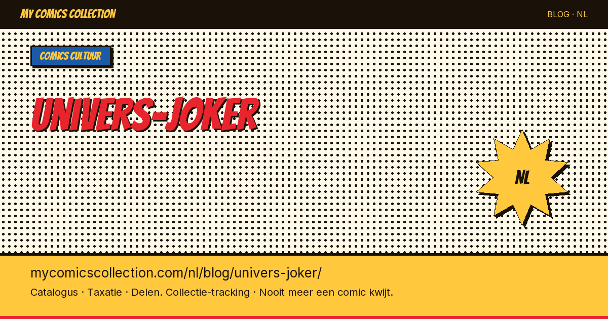 Het Joker-universum in comics — artikelillustratie