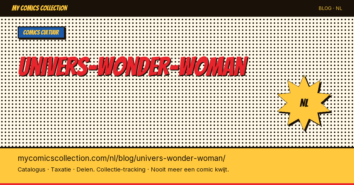 Het Universum van Wonder Woman — artikelillustratie