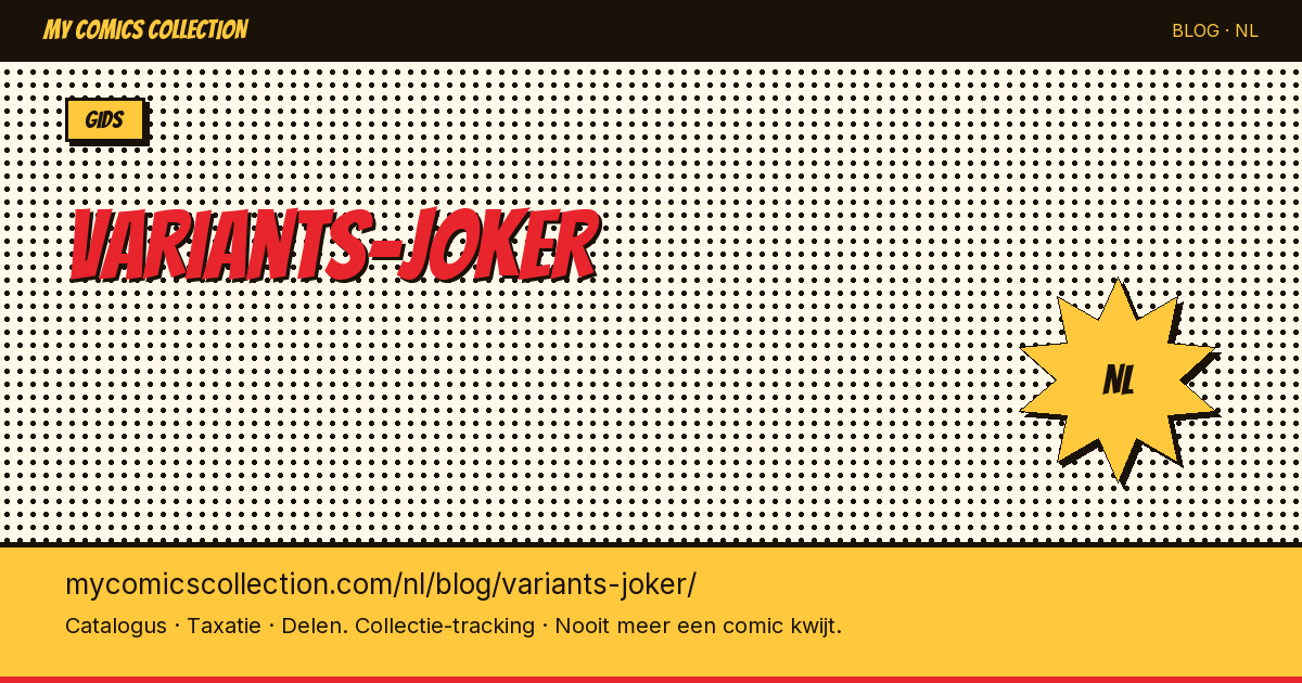 Joker Variant Covers: De Ultieme Verzamelaarsgids — artikelillustratie