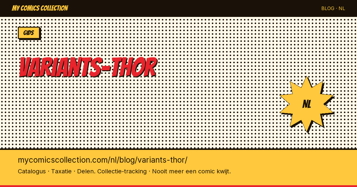 Thor Variant Covers: de Complete Verzamelgids — artikelillustratie