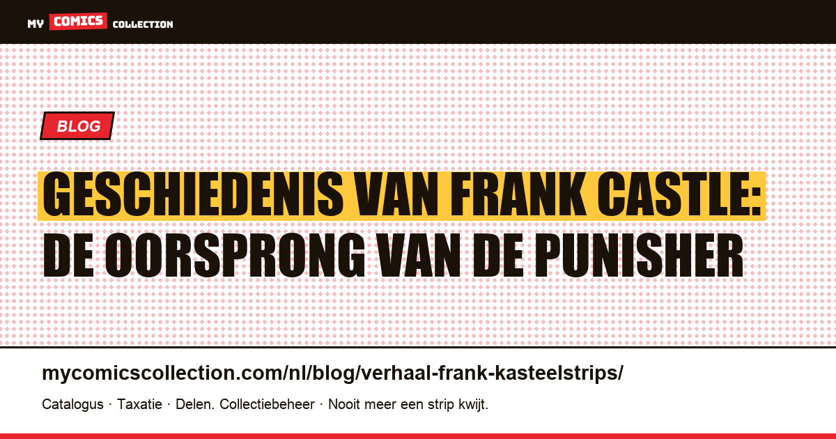 Geschiedenis van Frank Castle: de oorsprong van de Punisher — artikelillustratie