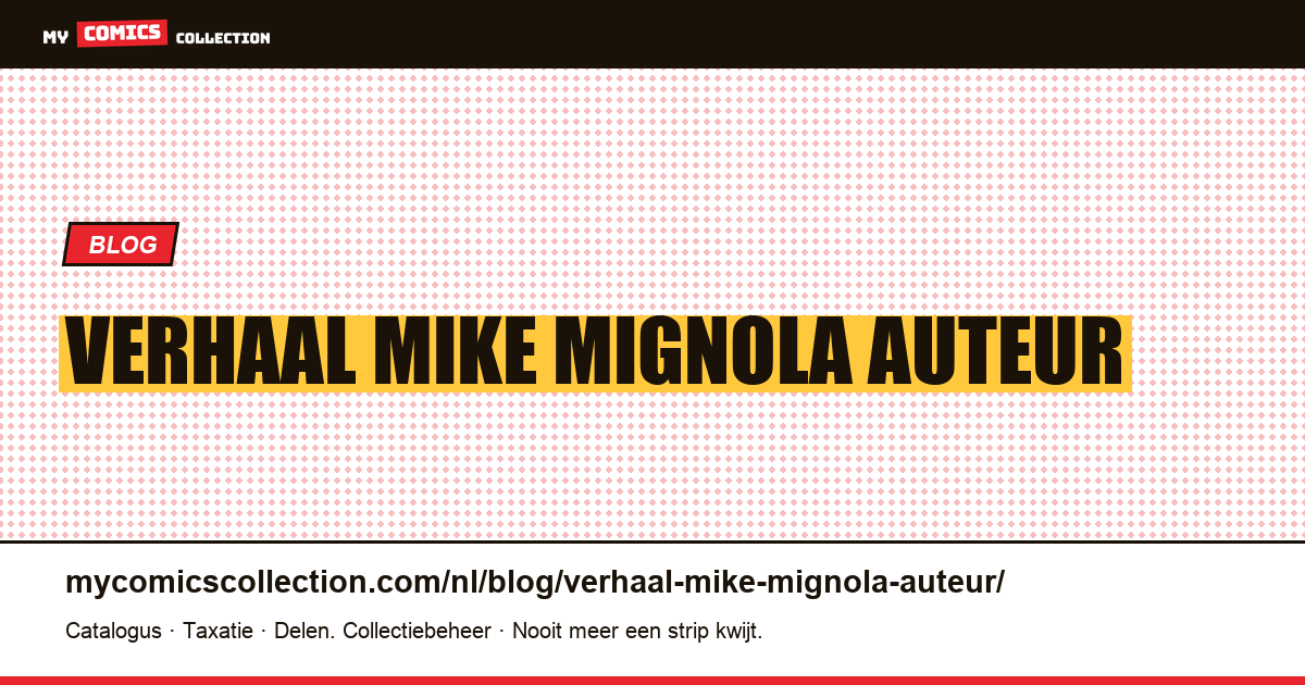 verhaal Mike Mignola auteur — artikelillustratie