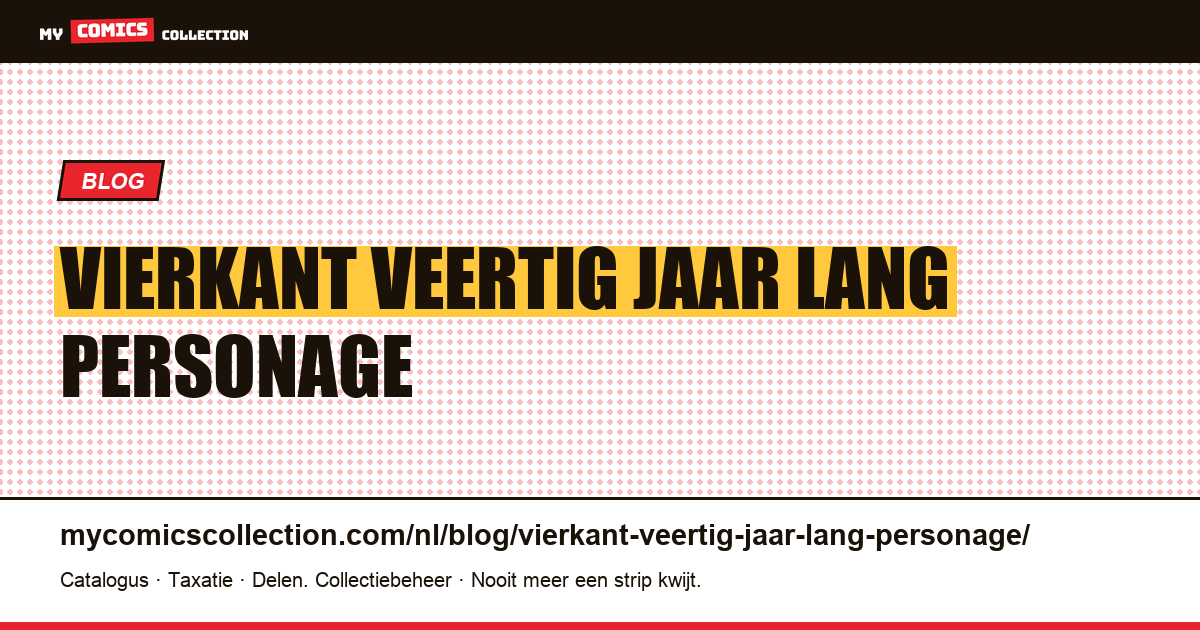 Het vierkant dat veertig jaar lang een personage definieerde, is 3 dollar waard — artikelillustratie
