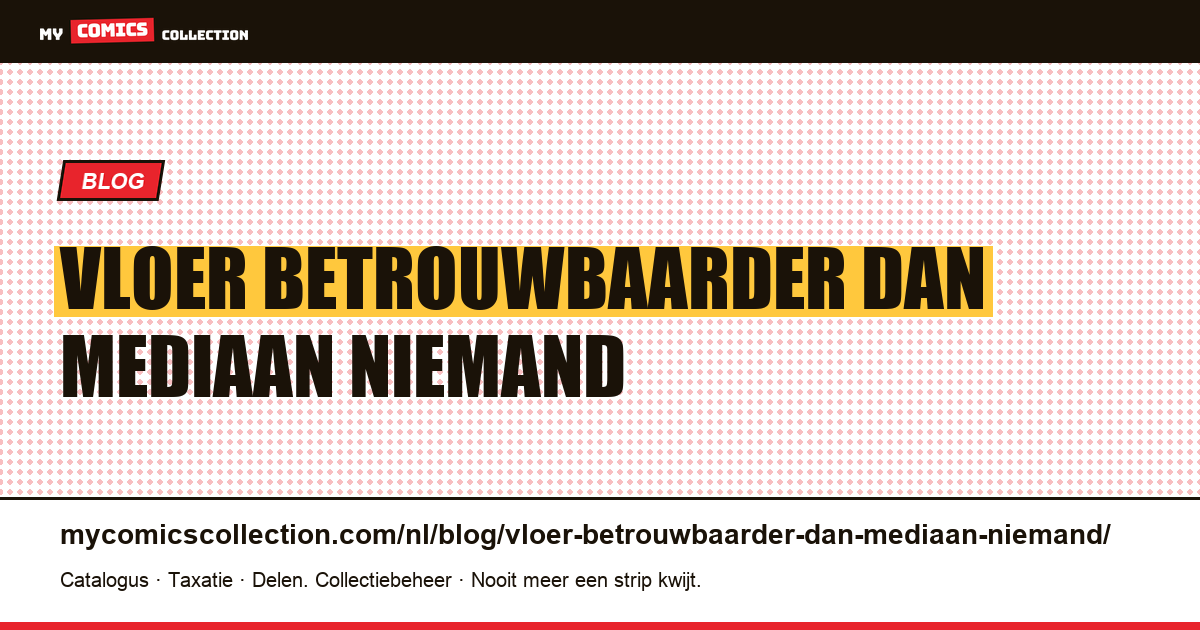 De vloer is betrouwbaarder dan de mediaan, en niemand kijkt ernaar — artikelillustratie