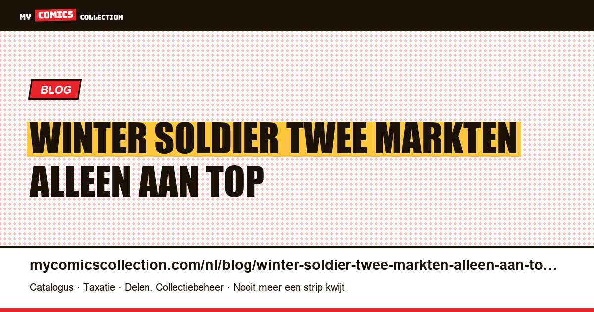 Winter Soldier: twee markten die alleen aan de top uiteenlopen — artikelillustratie