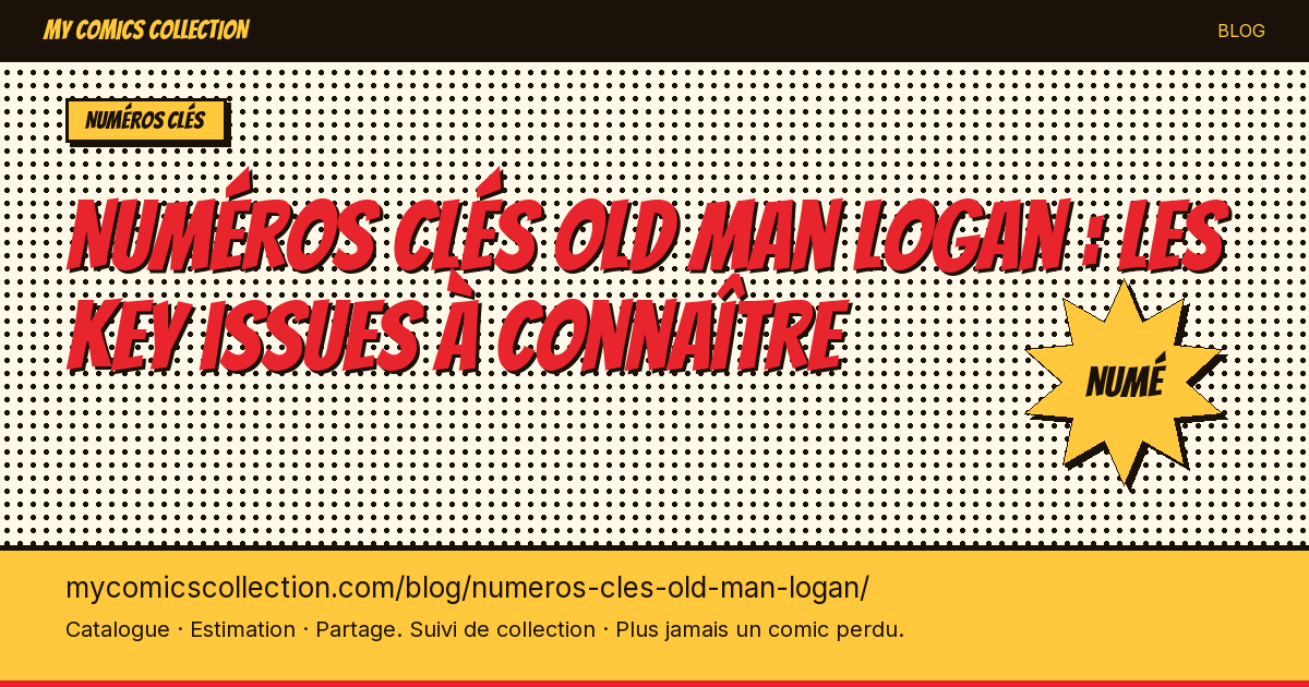 Numéros clés Old Man Logan — illustration article