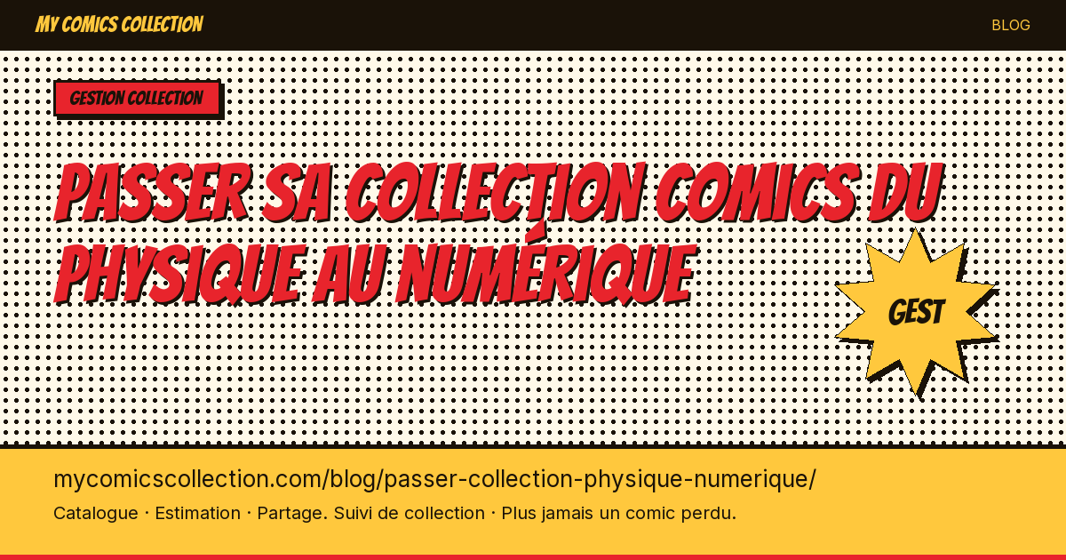 Passer sa collection comics du physique au numérique — illustration article