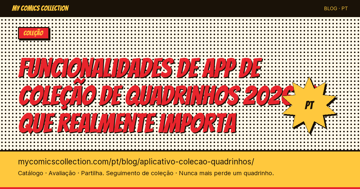 Aplicativo de coleção de quadrinhos: as funcionalidades que realmente mudam tudo — ilustração do artigo