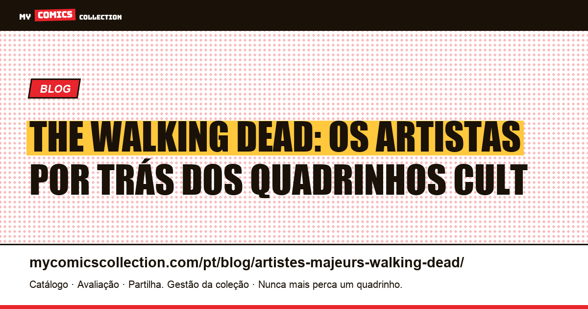 Os artistas de The Walking Dead: Moore, Adlard e Rathburn, ilustração do artigo