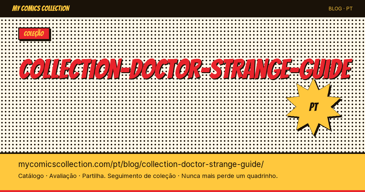 Guia da Coleção de Doctor Strange — ilustração do artigo
