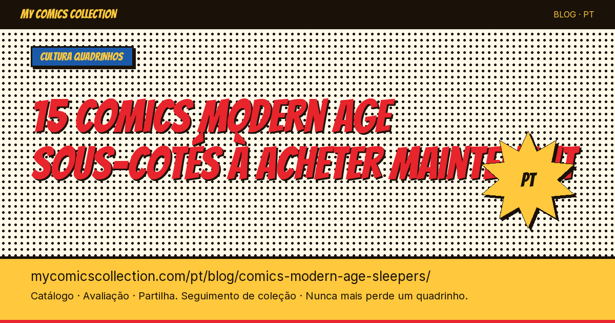 15 comics do Modern Age subvalorizados para comprar agora — ilustração do artigo