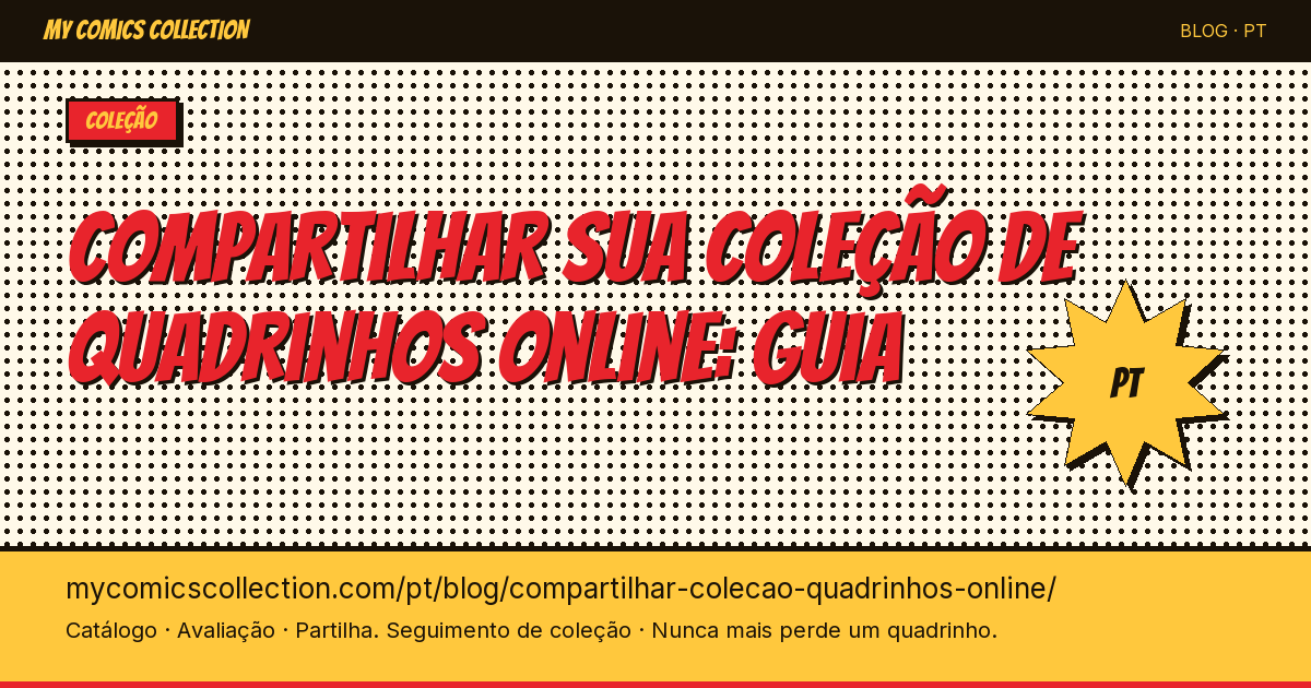 Compartilhar sua coleção de quadrinhos online: por que e como — ilustração do artigo