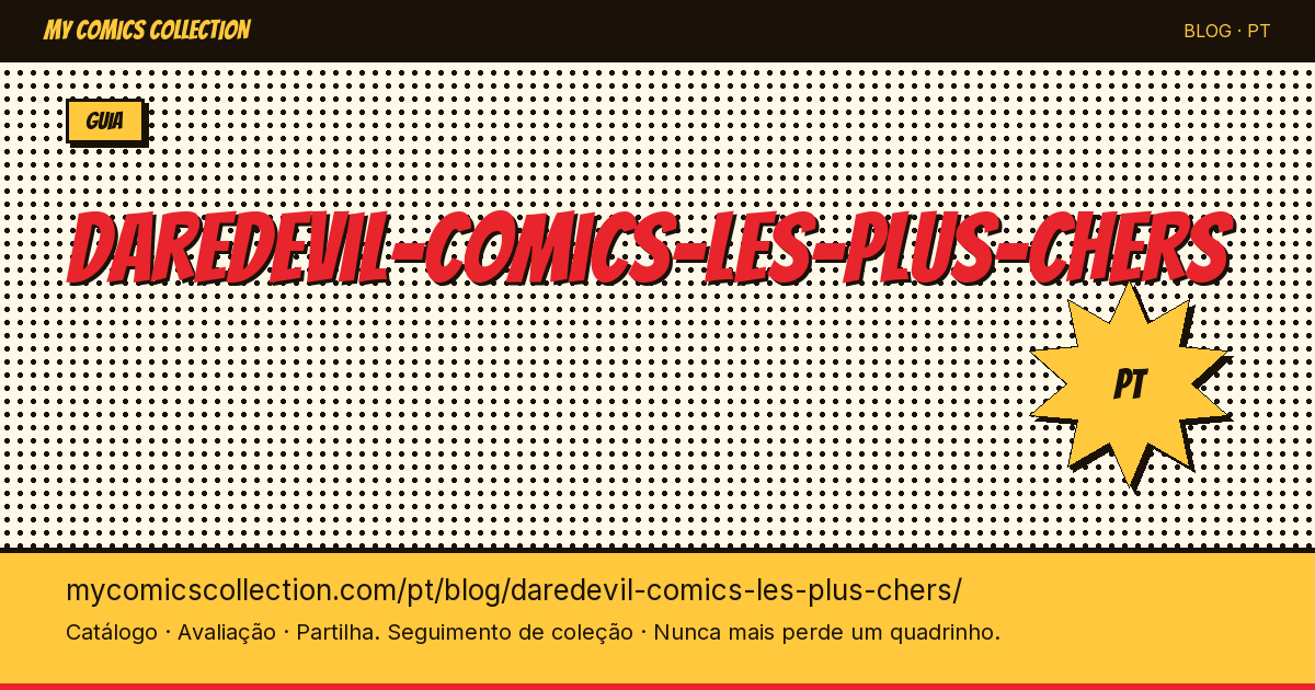 Os Quadrinhos Mais Caros do Daredevil — ilustração do artigo