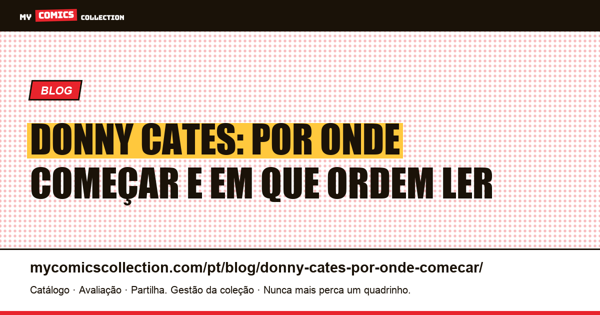 Donny Cates: por onde começar e em que ordem ler, ilustração do artigo
