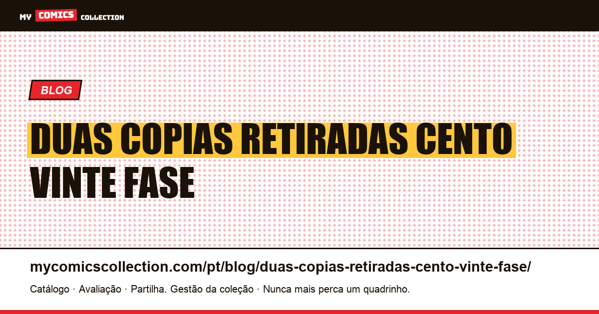 Duas cópias retiradas de cento e vinte: a fase de precipitação — ilustração do artigo