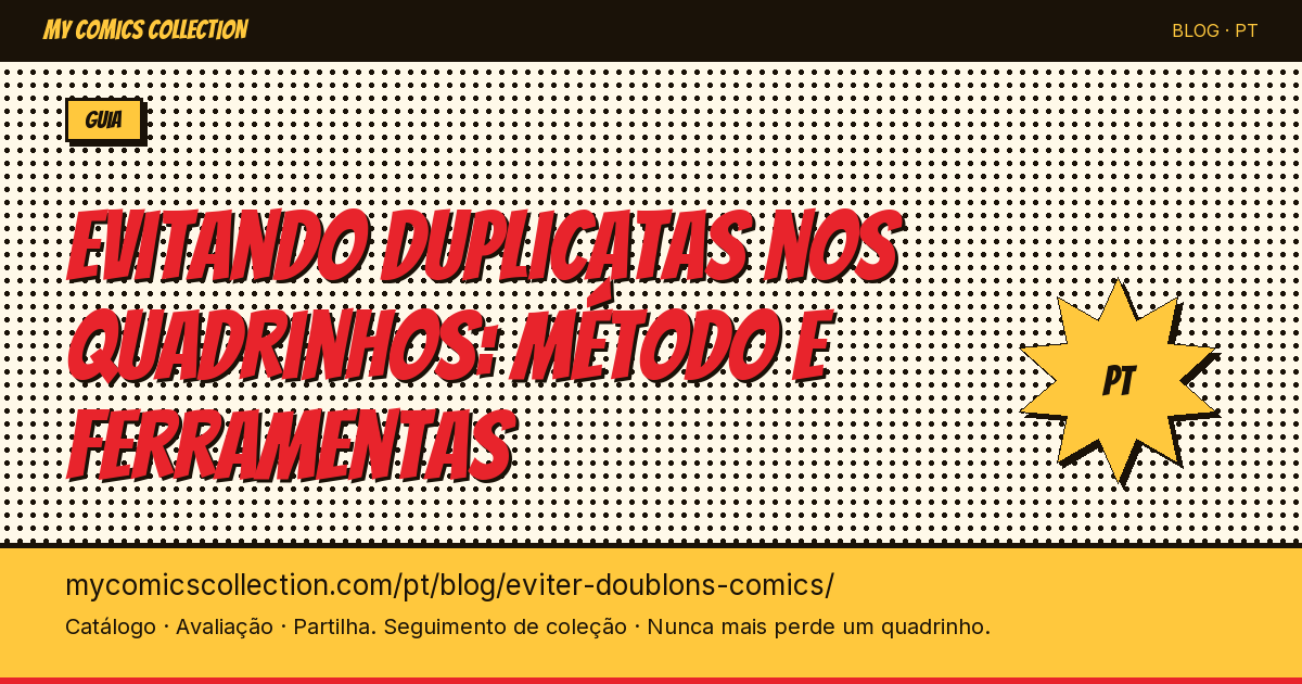 Como evitar duplicatas ao colecionar quadrinhos — ilustração do artigo