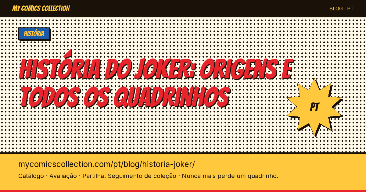História do Joker: nascimento e cronologia completa dos quadrinhos — ilustração do artigo