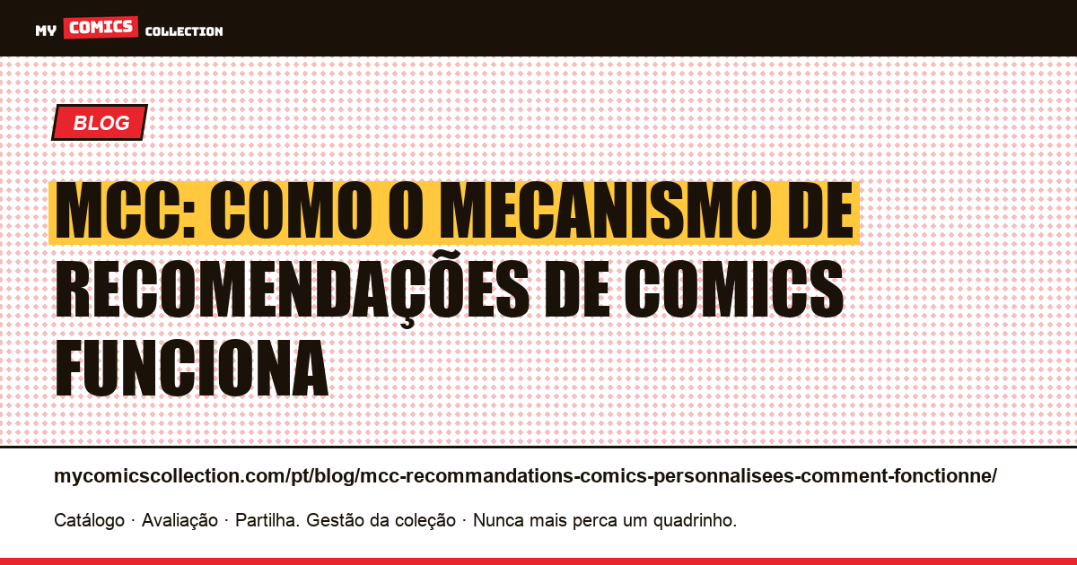 Como funcionam as recomendações personalizadas do MCC, ilustração do artigo