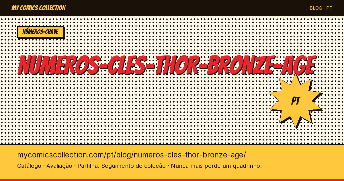Números-Chave de Thor da Bronze Age — ilustração do artigo