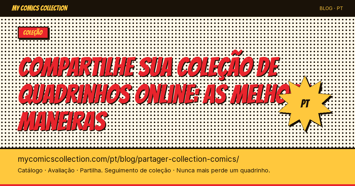 Compartilhar sua coleção de quadrinhos online: as melhores formas — ilustração do artigo