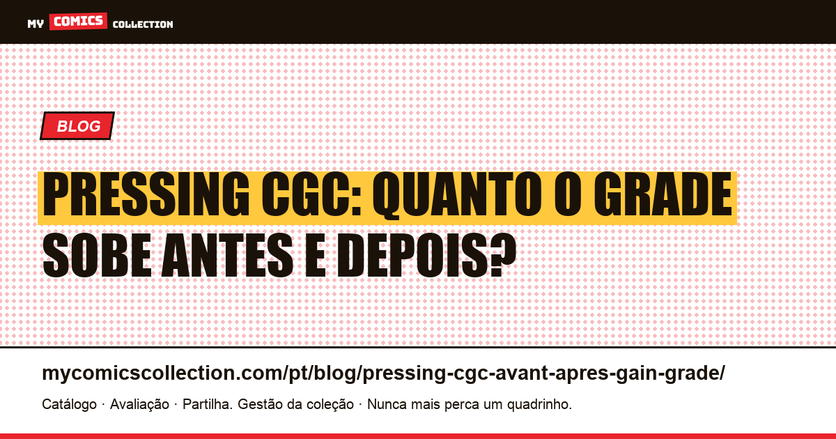 Pressing CGC antes/depois: qual ganho de grade esperar?, ilustração do artigo