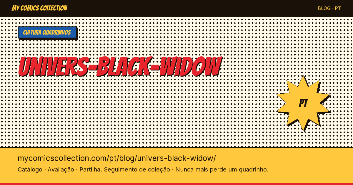Universo Black Widow — ilustração do artigo
