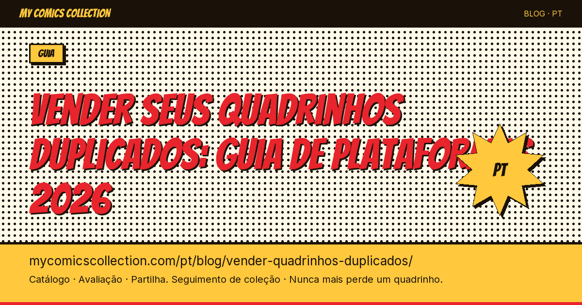Como vender seus quadrinhos duplicados: plataformas e dicas — ilustração do artigo
