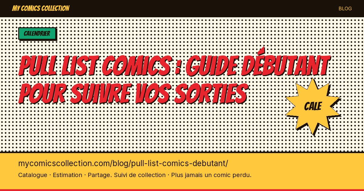 Pull list Comics Debutant — illustration article
