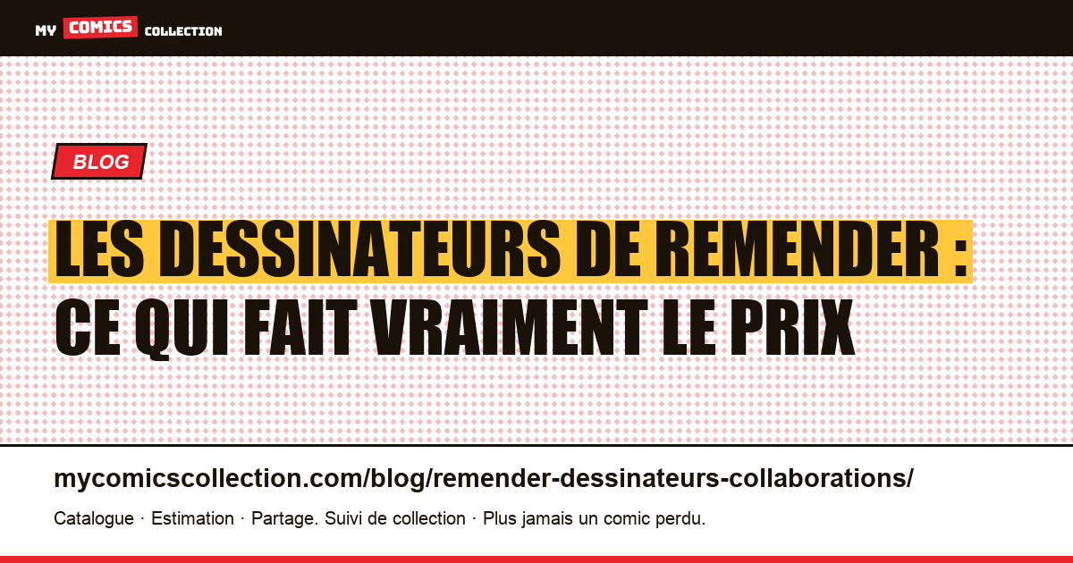 Les dessinateurs de Remender : ce qui fait vraiment le prix — illustration article