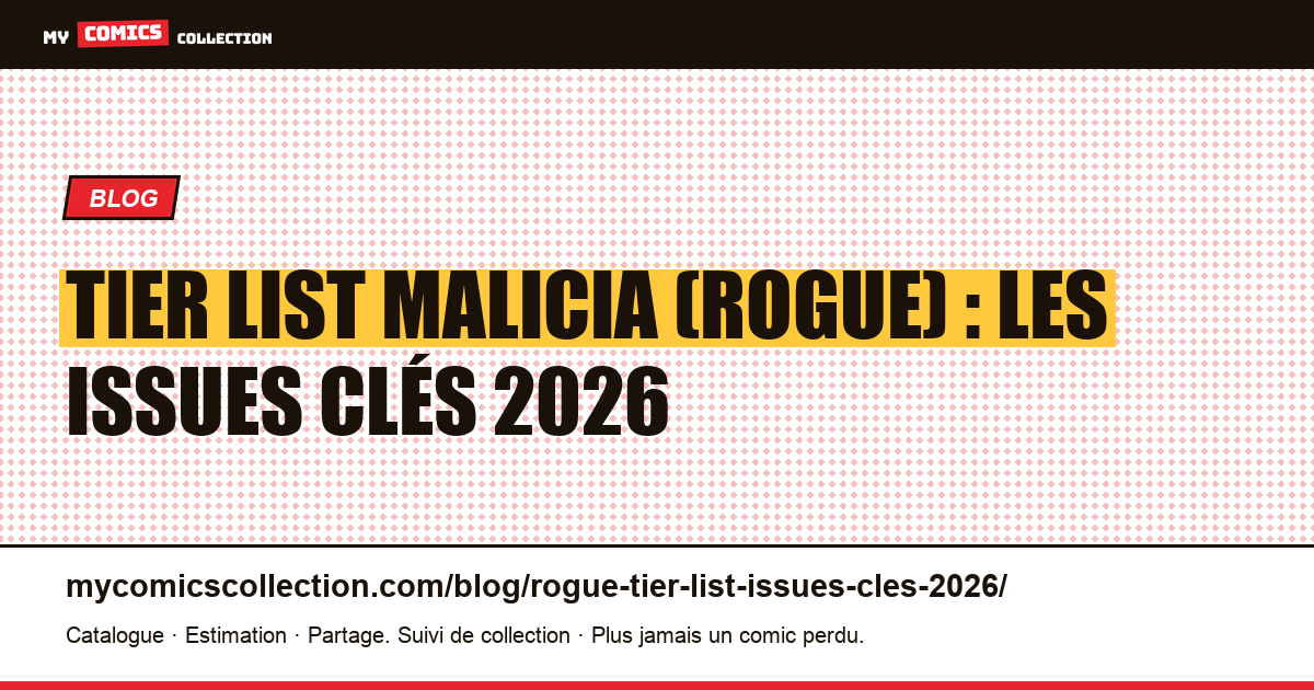 Tier list Malicia (Rogue) : les issues clés 2026 — illustration article