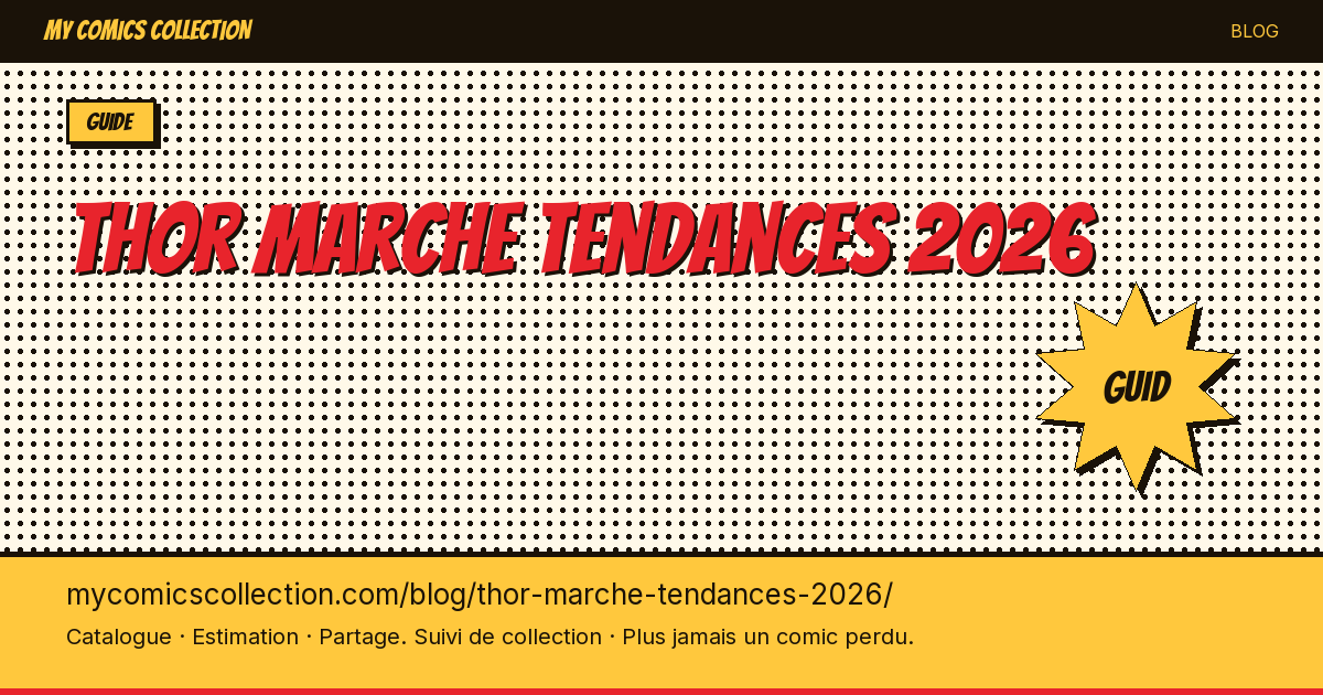 Thor : tendances du marché 2026 — illustration article