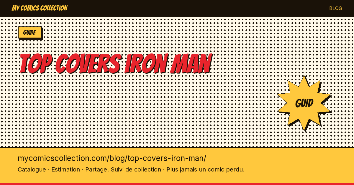 Plus belles couvertures Iron Man — illustration article