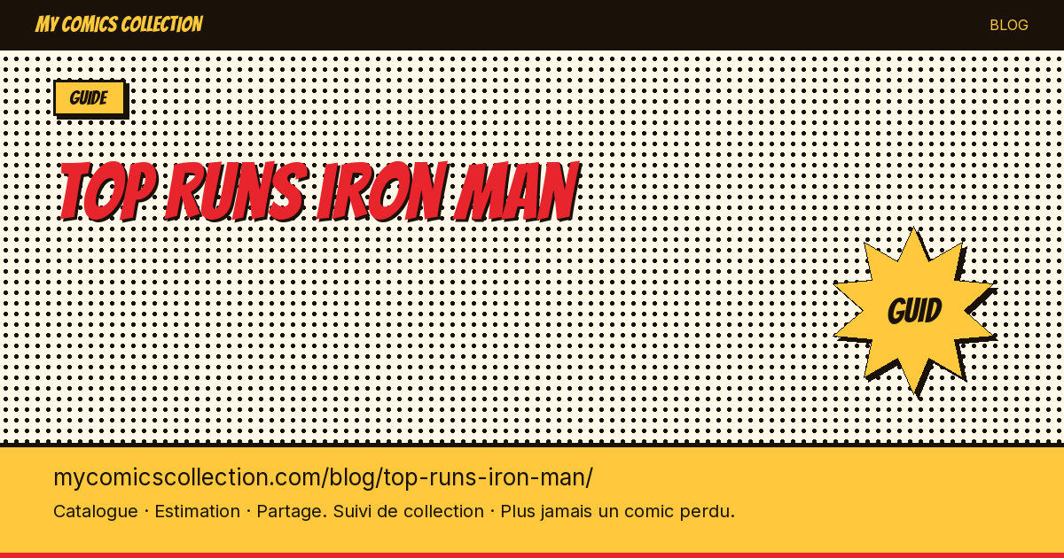 Meilleurs runs Iron Man — illustration article
