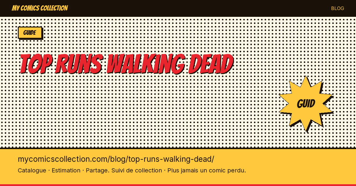 Meilleurs runs Walking Dead — illustration article