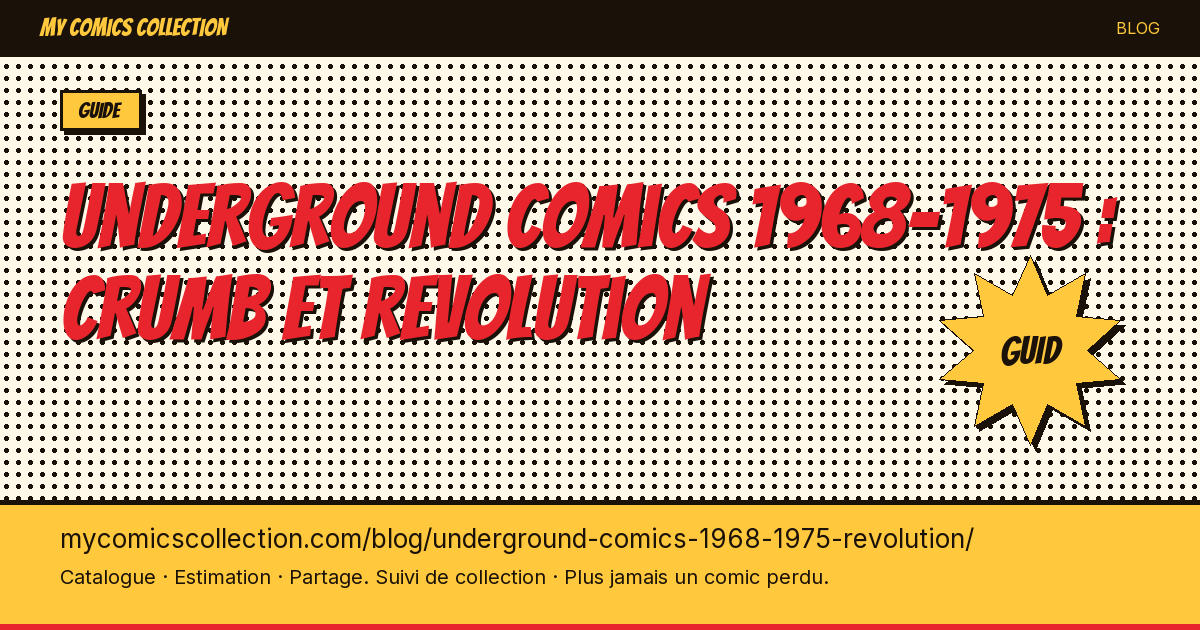 Underground comics 1968-1975 : Crumb et revolution — illustration article