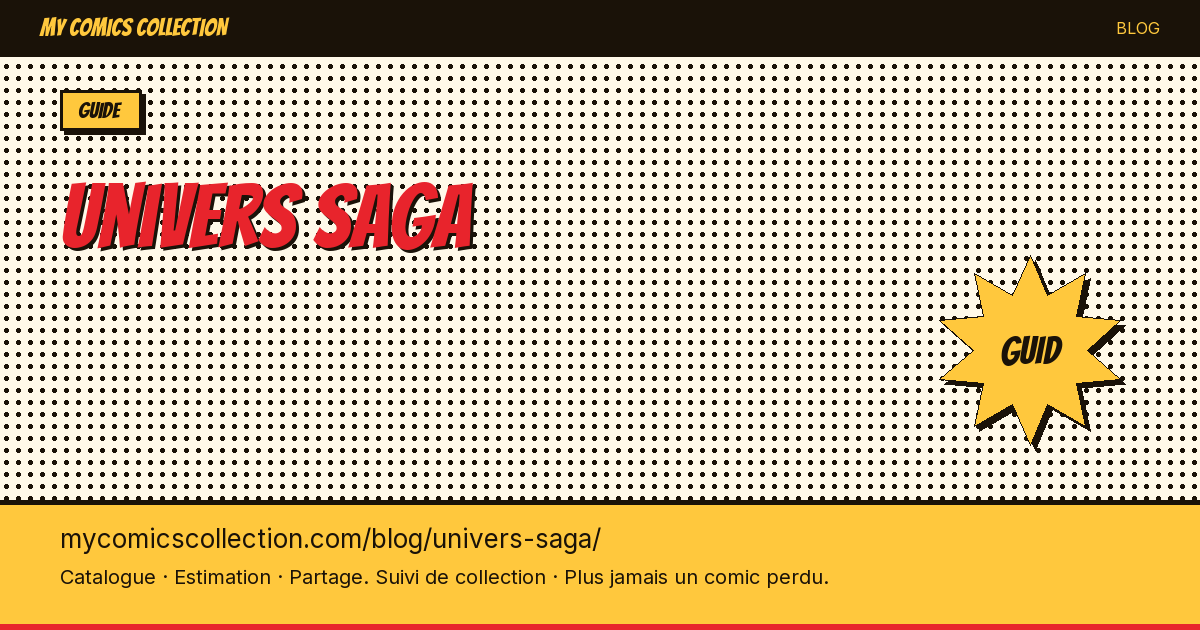L'univers Saga en comics — illustration article
