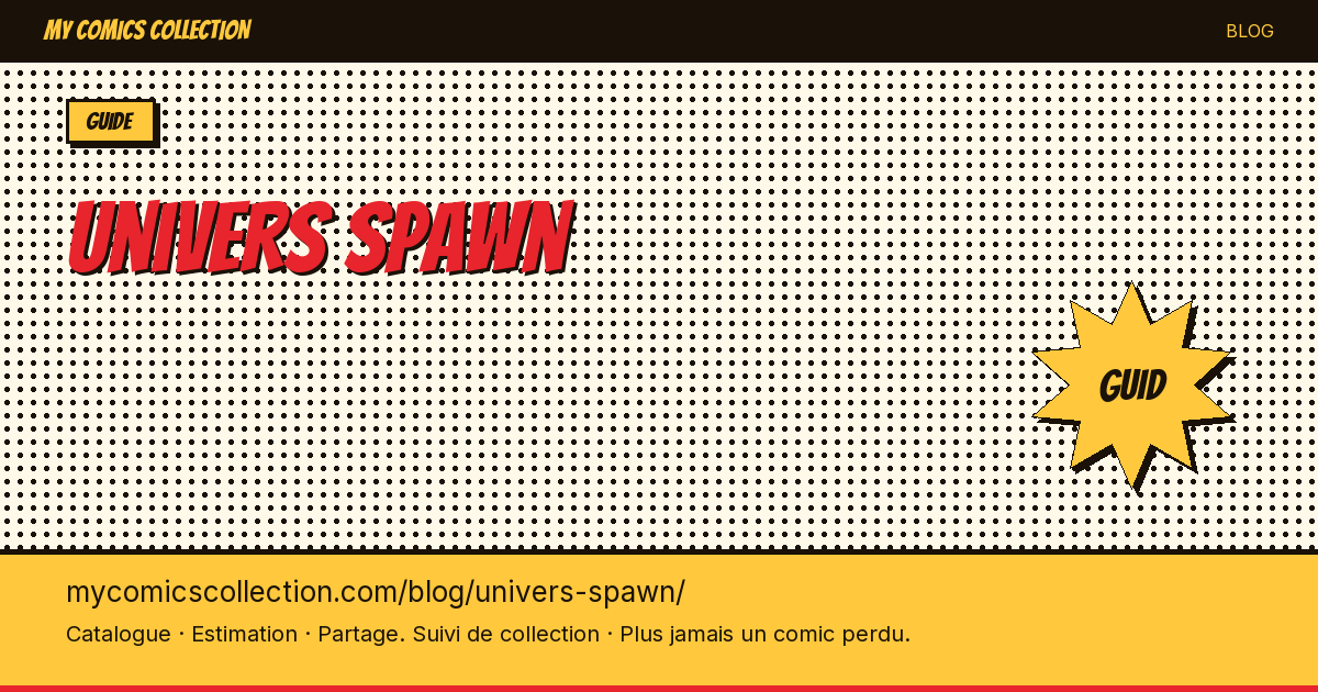 L'univers Spawn en comics — illustration article