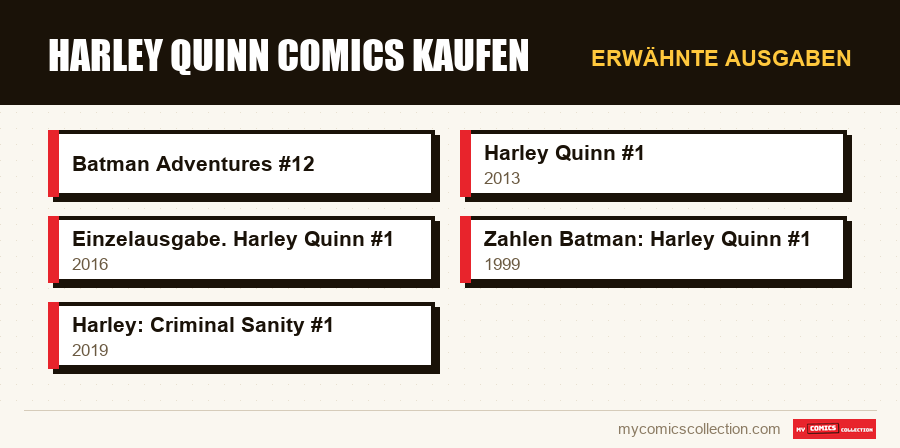 Erwähnte Ausgaben : Harley Quinn Comics kaufen