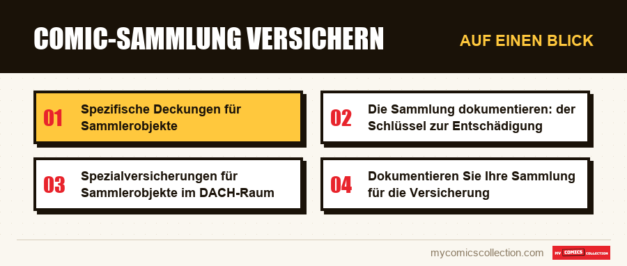 Auf einen Blick : Comic-Sammlung versichern