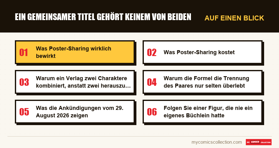 Auf einen Blick : Ein gemeinsamer Titel gehört keinem von beiden