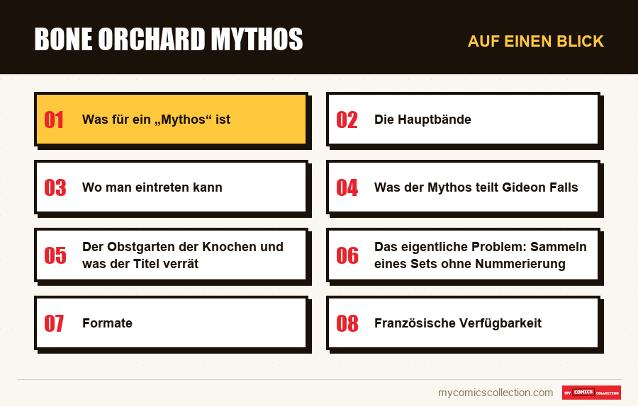 Auf einen Blick : Bone Orchard Mythos
