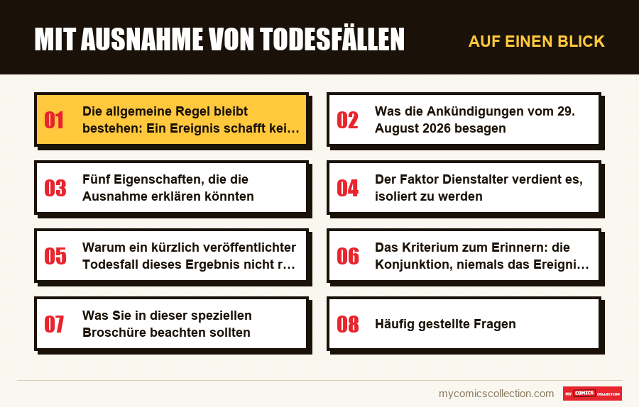 Auf einen Blick : Mit Ausnahme von Todesfällen