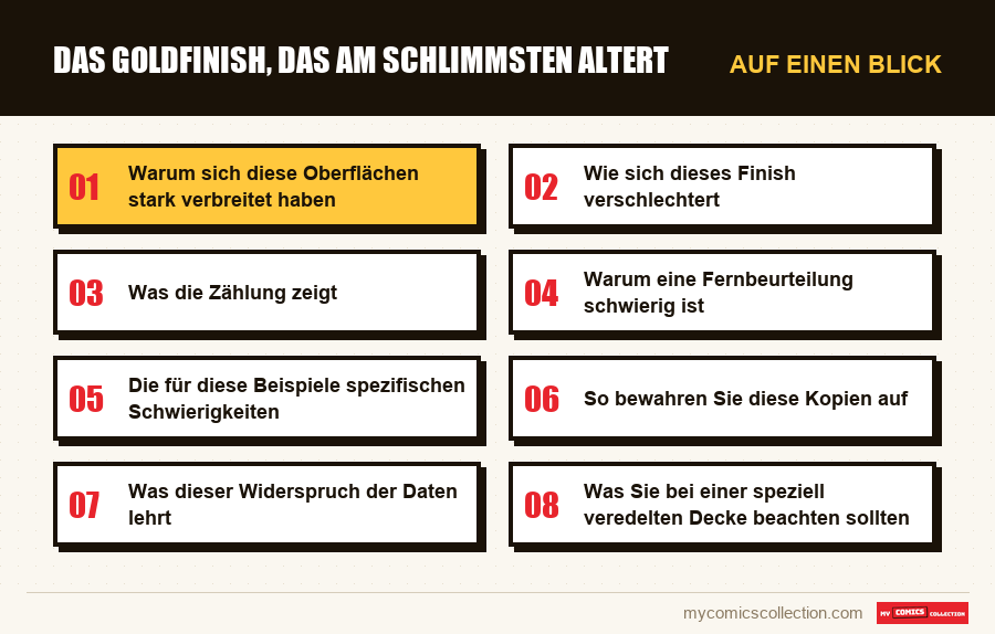 Auf einen Blick : Das Goldfinish, das am schlimmsten altert