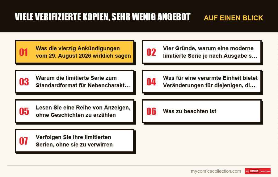 Auf einen Blick : Viele verifizierte Kopien, sehr wenig Angebot