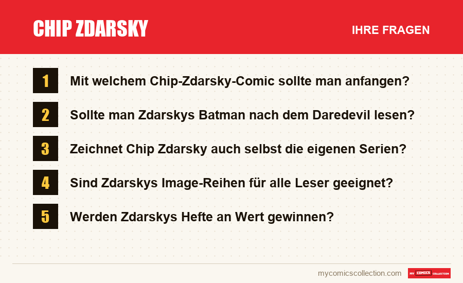 Chip Zdarsky: die häufigen Fragen, die dieser Artikel beantwortet
