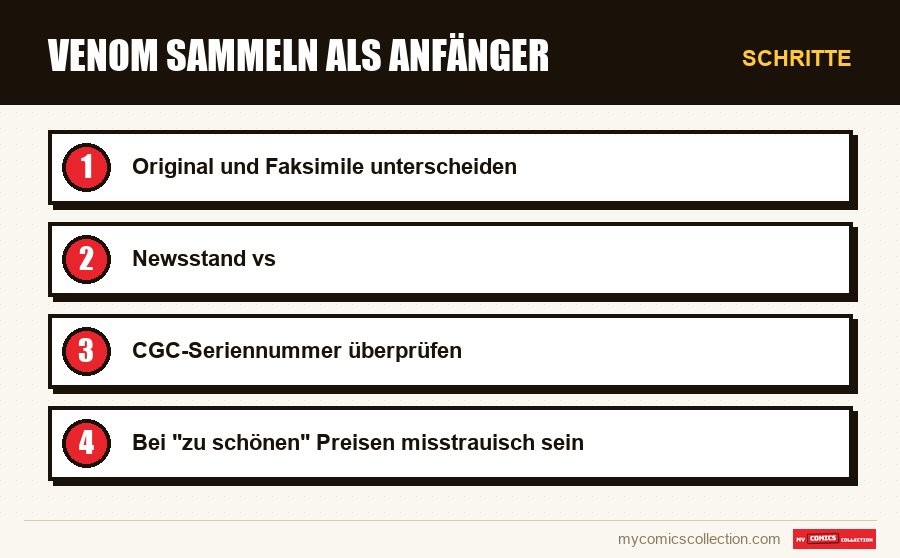 Schritte : Venom sammeln als Anfänger