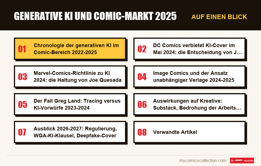 Auf einen Blick : Generative KI und Comic-Markt 2025