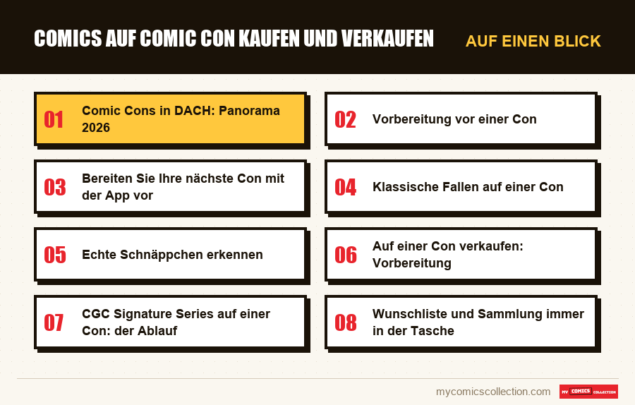 Auf einen Blick : Comics auf Comic Con kaufen und verkaufen