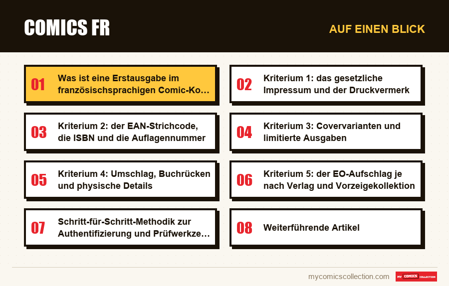 Auf einen Blick : Comics FR